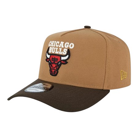 Boné New Era 940 A-Frame Chicago Bulls Historic Core Marrom