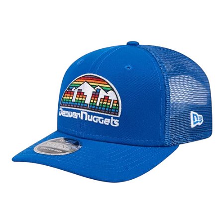 Boné New Era 970ss Denver Nuggets Hardwood Trucker Azul