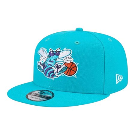 Boné New Era 950 Charlotte Hornets Hardwood Azul