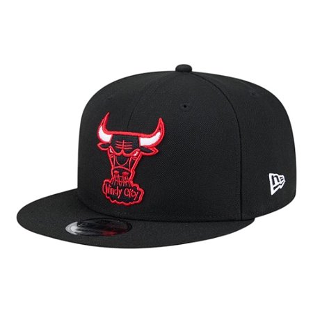 Boné New Era 950 Chicago Bulls Hardwood Preto