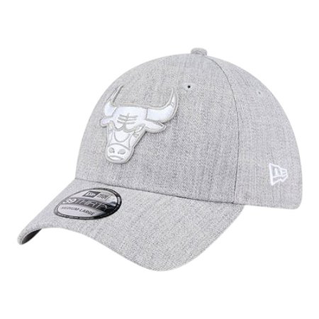 Boné New Era 3930 Chicago Bulls Heather Cinza Masculino