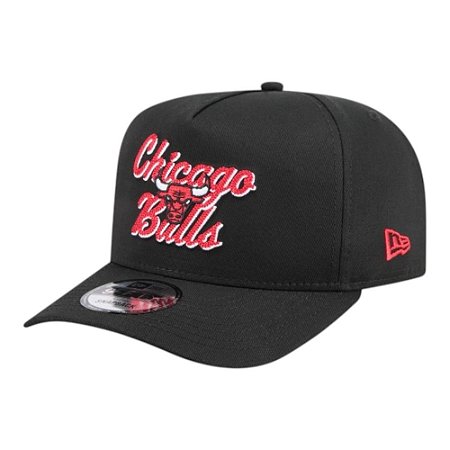 Boné New Era 950 A-Frame Chicago Bulls Chainstitch Preto