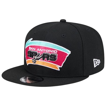 Boné New Era 950 San Antonio Spurs Hardwood Preto Masculino