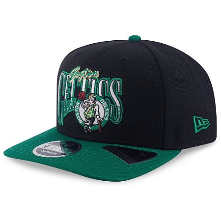 Boné New Era 950 Boston Celtics Pcv Net Infilled Preto
