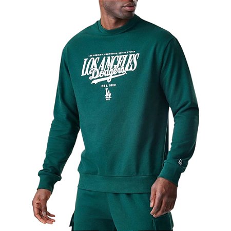 Moletom New Era Los Angeles Dodgers Importado Fleece Top