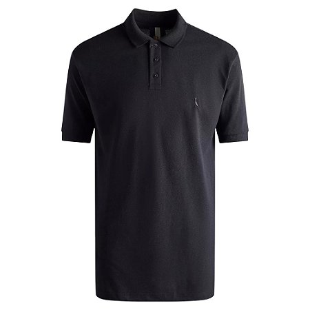 Camisa Polo Reserva Regular Piquet New Basic Masculino Preto