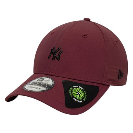 Boné New Era 940 New York Yankees Recycled Mini Bordô