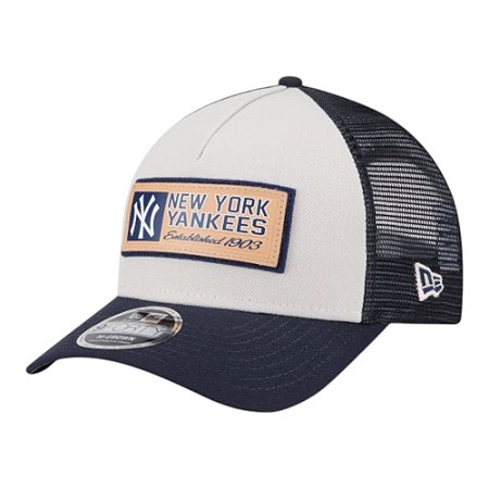 Boné New Era 940mc New York Yankees Text Azul Marinho