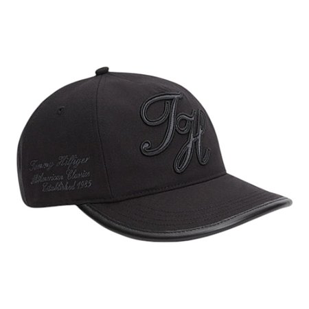 Boné Tommy Hilfiger Script Elevated 5 Panel Masculino Preto