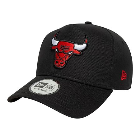 Boné New Era Eframe Chicago Bulls Side Patch Preto