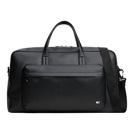 Bolsa Tommy Hilfiger Flag Duffle 33L Masculino Preto
