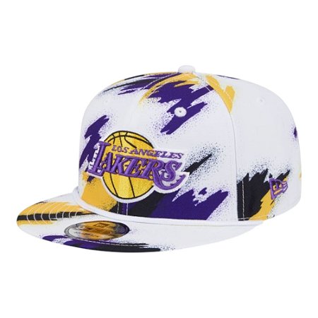 Boné New Era 950 Los Angeles Lakers Paint Branco