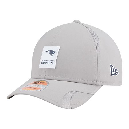 Boné New Era 940mc New England Patriots Masculino Cinza