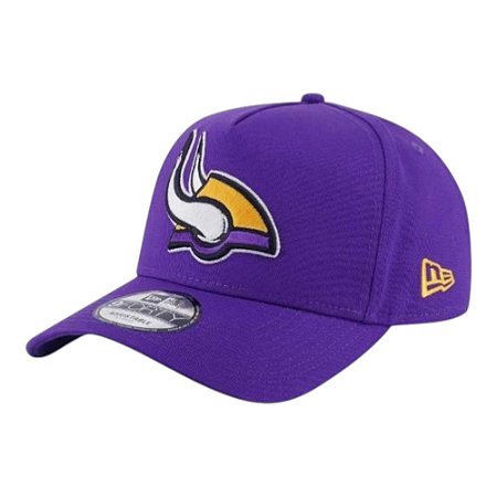 Boné New Era 940 A-Frame Minnesota Vikings Fun Graphic Roxo