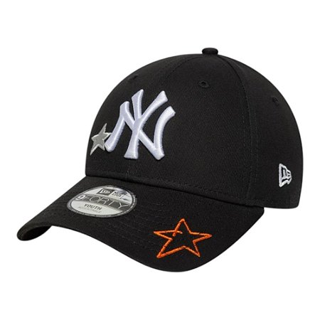Boné New Era 940 New York Yankees Youth Heart Icon Preto