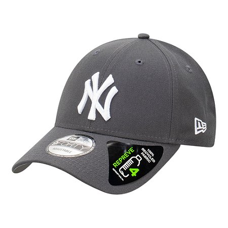 Boné New Era 940 New York Yankees Repreve Cinza Escuro