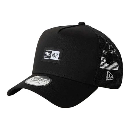 Boné New Era 940 A-Frame Rose Mesh Trucker Preto Masculino