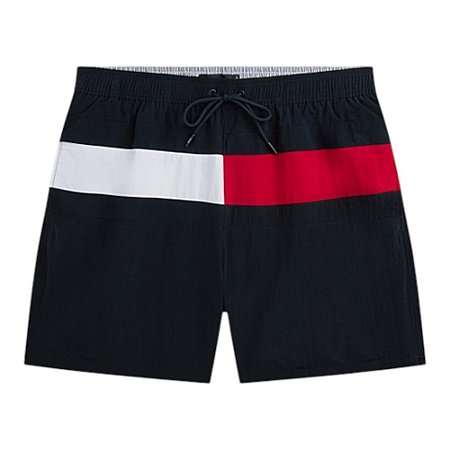 Bermuda Tommy Hilfiger Medium Drawstring Masculino Marinho