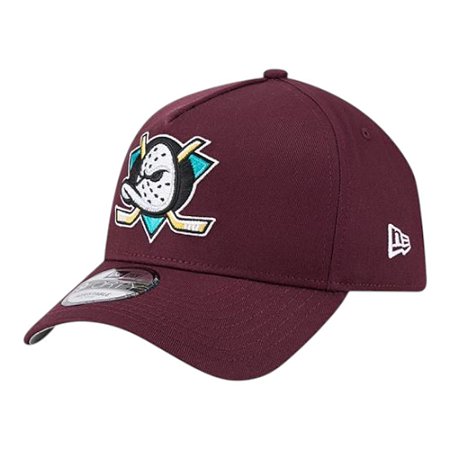 Boné New Era 940 A-Frame Retro Ducks Anaheim Ducks Bordô
