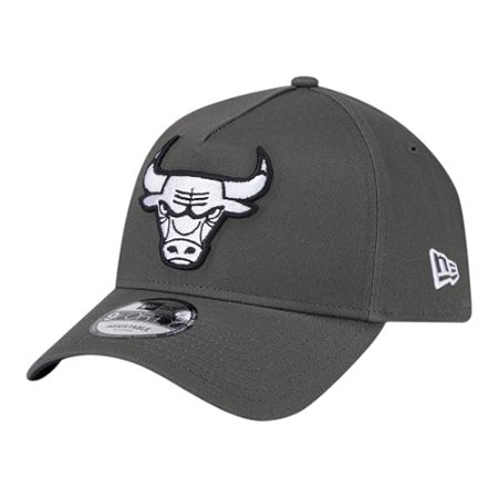 Boné New Era 940 A-Frame Chicago Bulls Cinza Escuro