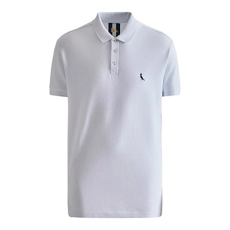 Camisa Polo Reserva Piquet Basica Masculino Branca