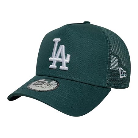 Boné New Era 940 A-Frame Los Angeles Dodgers Trucker Verde