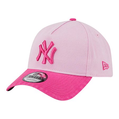 Boné New Era 940 A-Frame New York Yankees Shade Wash Rosa