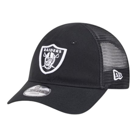 Boné New Era Las Vegas Raiders Trucker Infantil Preto