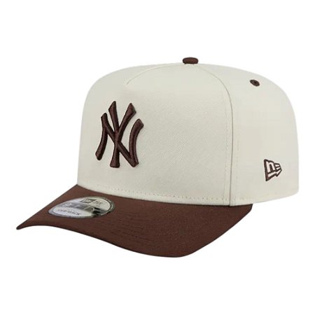 Boné New Era 950 A-Frame New York Yankee Off White Masculino