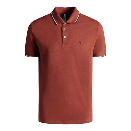Camisa Polo Reserva Friso Duplo Masculino Vermelho