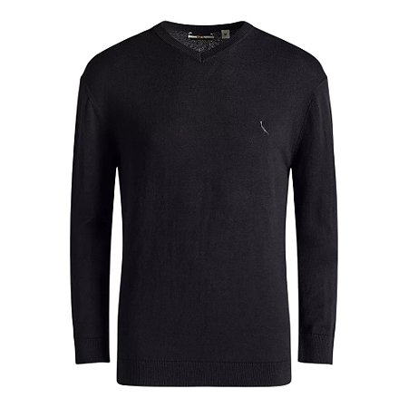 Suéter Reserva Basico Gola V Masculino Preto