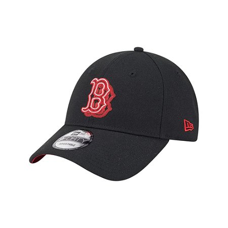 Boné New Era 940snap Neon Boston Red Sox Preto Masculino