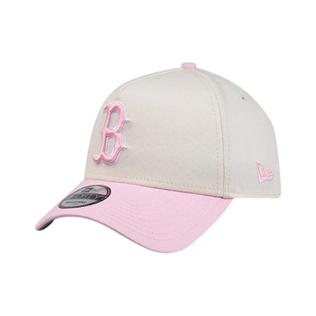 Boné New Era 940A-Frame 2tone Boston Red Sox Rosa Masculino