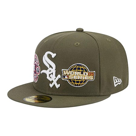 Boné New Era 59fifty Chicago White Sox Verde Masculino