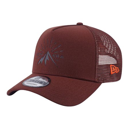 Boné New Era 940A-Frame Mountain Graphic Marrom Masculino