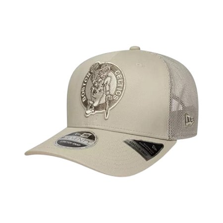 Boné New Era Tonal 970SS Boston Celtics Bege Masculino
