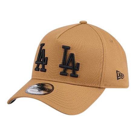 Boné New Era 940AF Double Logo Los Angeles Dodgers Bege