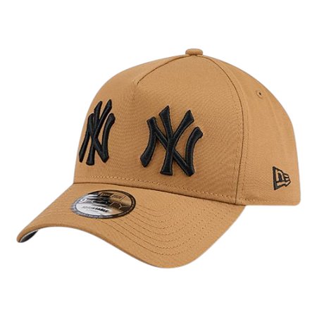 Boné New Era 940AF Double Logo New York Yankees Caqui