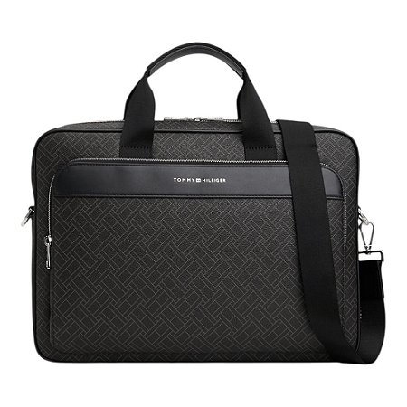 Bolsa Pasta Tommy Hilfiger Flag Monogram Computer Bag 8L