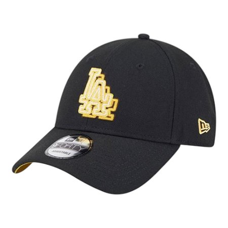 Boné New Era 940 Neon Los Angeles Dodgers Preto Masculino