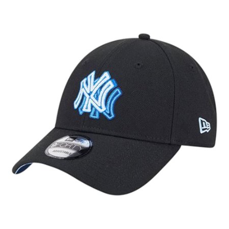 Boné New Era 940 Neon New York Yankees Preto Masculino