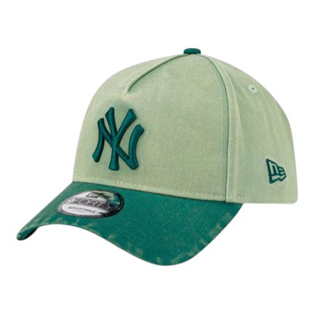 Boné New Era 940AF 2 Shade Wash New York Yankees Verde