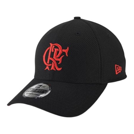 Boné New Era 3930 Flamengo CRF Sm Preto Masculino