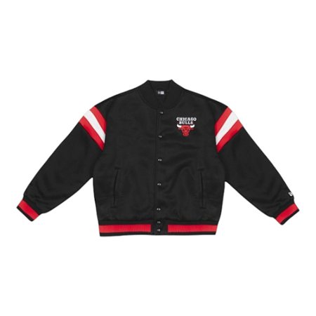 Jaqueta New Era Bomber Chicago Bulls NBA Masculino Preto