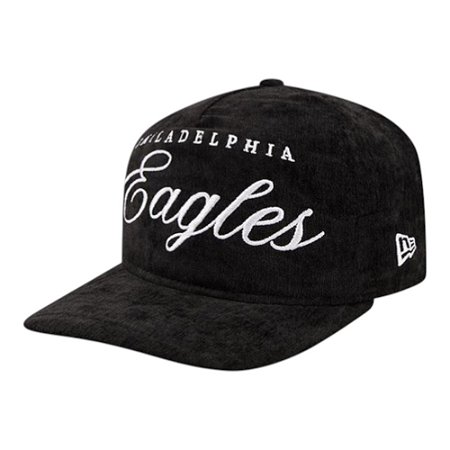 Boné New Era Team Script Philadelphia Eagles Preto Masculino
