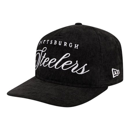 Boné New Era Team Script Pittsburgh Steelers Preto Masculino