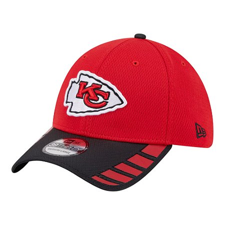 Boné New Era 3930 Visor Hit Kansas City Chiefs Vermelho