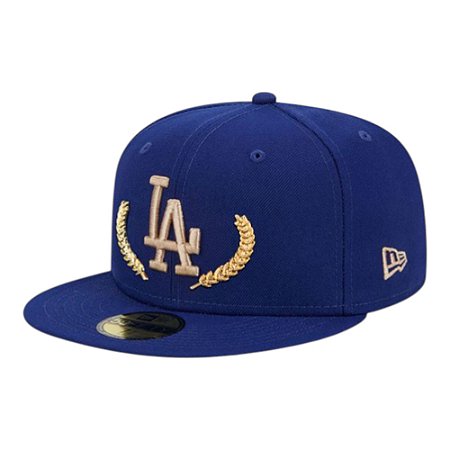 Boné New Era Gold Leaf 5950 Los Angeles Dodgers Azul