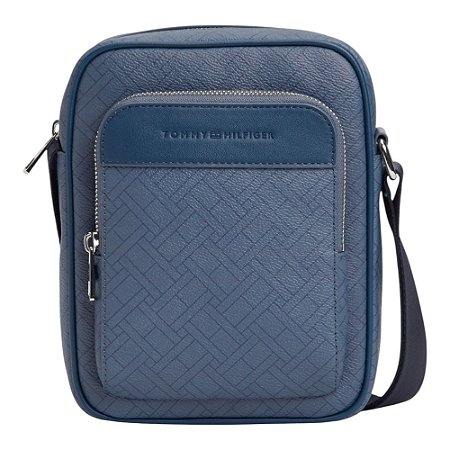 Bolsa Shoulder Bag Tommy Hilfiger Flag Monogram 1.6L Marinho