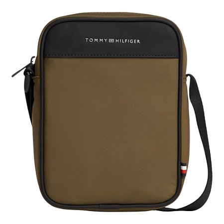 Bolsa Shoulder Bag Tommy Hilfiger Repreve Mini Verde 2.15L
